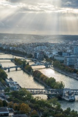 Paris Seine River Sunrays To order a print please email me at  Mike Reid Photography : Paris, arc, rick steves, napoleon, eiffel, notre dame, gargoyle, louvre, versailles